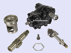 LENKGETRIEBE SERVO SL R107 C107 <br></b> RENOVERAD MED NYA MERCEDES ORIGINDELAR